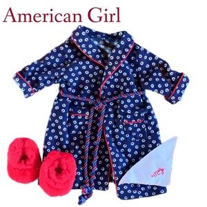 Molly McIntire American girl doll retired rare Robe & Slippers pleasant company